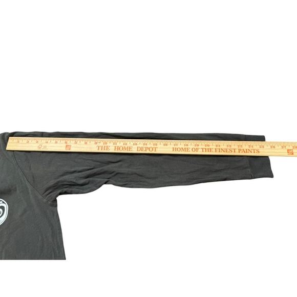 "HAPPY EARTH" Conscious Cotton Organic Shirt Unisex SZ S Gray Full Back Graphics - Picture 5 of 7